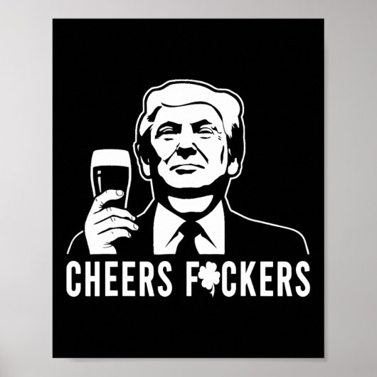 応援ドナルドトランプSt patricks day応援ズ ポスター (正面)