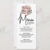 応援ドードルモダンメニュ結婚ー 案内状 (正面)