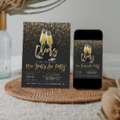 応援ニューイヤーズパーティの招待状 招待状