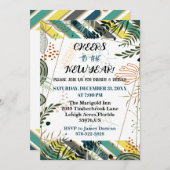 応援ニューイヤーディナーパーティー植物学 招待状 (正面/裏面)