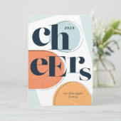 応援ニューイヤーモダンアーチホリデーカード シーズンカード (スタンド正面)