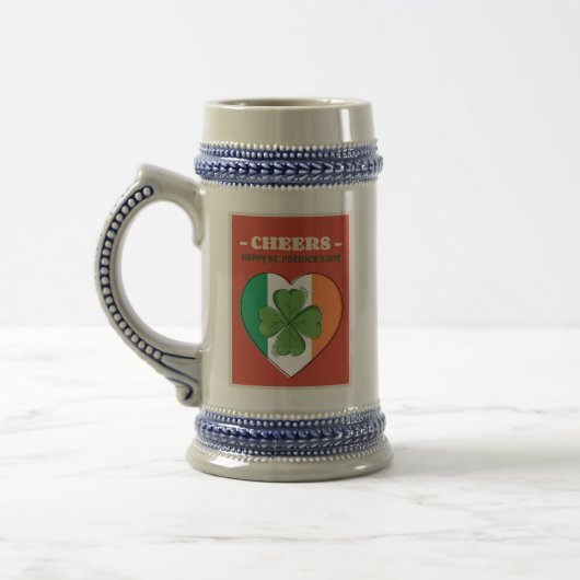 応援ハッピーセント。パトリックの日 ビールジョッキ (左)