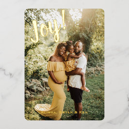 応援ハッピーホリデーズ2フォトバーティカルカスタム 箔シーズンカード