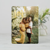 応援ハッピーホリデーズ2フォトバーティカルカスタム 箔シーズンカード (立ち正面)