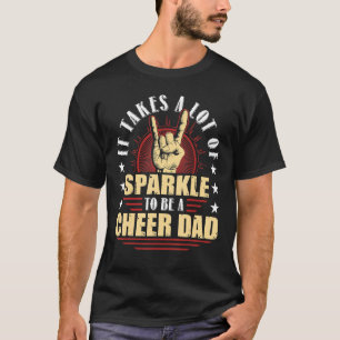 応援パパになるにはかなりの輝きが必要だ Tシャツ