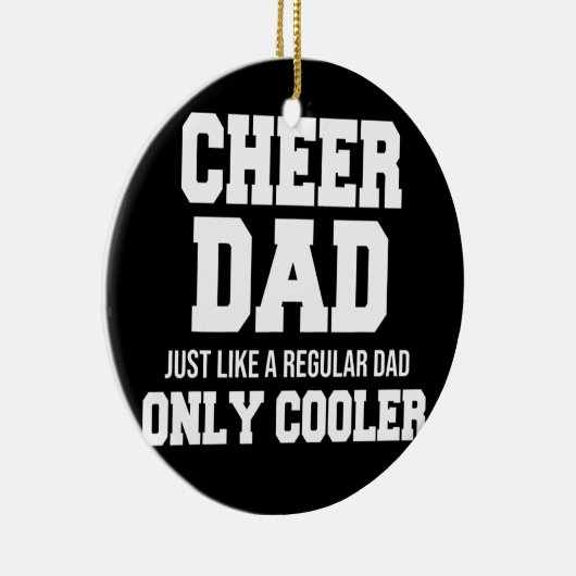 応援パパは普通のパパと同じ セラミックオーナメント (右)