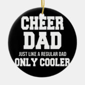 応援パパは普通のパパと同じ セラミックオーナメント (正面)