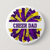 応援パパボタンピン 缶バッジ (正面)