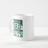 応援パパ私の唯一のスタントは請求書を支払っている コーヒーマグカップ (正面左)