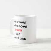 応援パパ素晴らし、 コーヒーマグカップ (正面左)