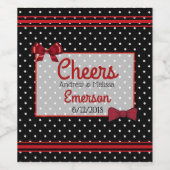 応援パーソナライズされたのワ結婚インボトルラベル ワインラベル (シングルラベル)