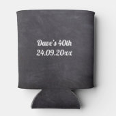 応援パーソナライズされたシャルボード誕生日 缶クーラー (裏面)