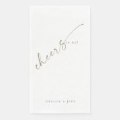 応援パーソナライズされたズゲストナ結婚プキンズ (正面)