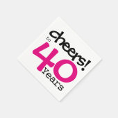 応援パーソナライズされたパーティー紙 スタンダードカクテルナプキン (角)