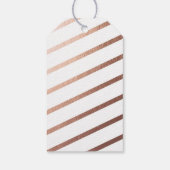 応援パーソナライズされたホリデーギフトラベル//バラ金ゴールド ギフトタグ (裏面)