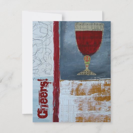 応援パーティの招待状 招待状 (正面)