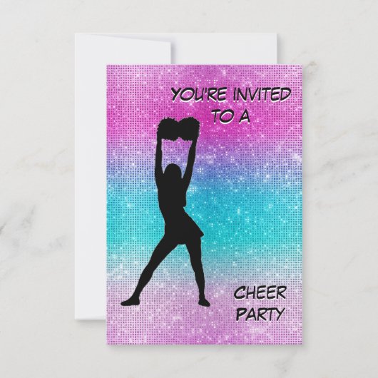 応援パーティの招待状 招待状 (正面)