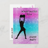 応援パーティの招待状 招待状 (正面/裏面)