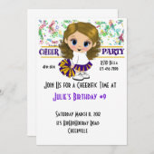 応援パーティー 招待状 (正面/裏面)