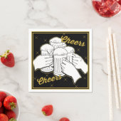 応援ビアーズパーティーナプキンズ スタンダードカクテルナプキン (インサイチュ)