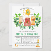 応援ビアーズ誕生日セントパトリックの日パーティー 招待状 (正面)