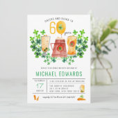 応援ビアーズ誕生日セントパトリックの日パーティー 招待状 (スタンド正面)