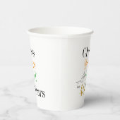 応援ビーズゴルフ40th誕生日パーティー 紙コップ (右)