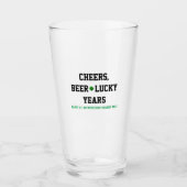 応援ビールラックスセントパトリックの日 タンブラーグラス (正面)