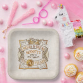 応援ビール誕生日 ペーパープレート (パーティー)