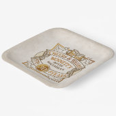 応援ビール誕生日 ペーパープレート (傾斜あり)