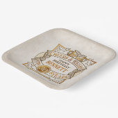 応援ビール誕生日 ペーパープレート (傾斜あり)