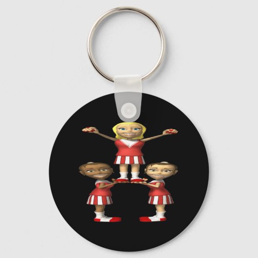 応援ピラミッド キーホルダー (正面)