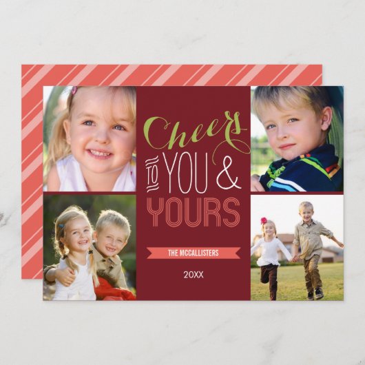 応援ファンキーホリデーカード シーズンカード (正面/裏面)