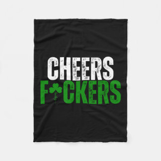 応援フッカーズSt patricks dayメンメンウィメンビールドリン フリースブランケット