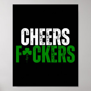 応援フッカーズSt patricks dayメンメンウィメンビールドリン ポスター