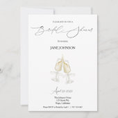 応援ブライダルシャワー招待 招待状 (正面)