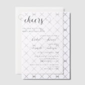 応援ブライドへブライダルシャワー ベラム紙招待状 (オフセット (招待状))