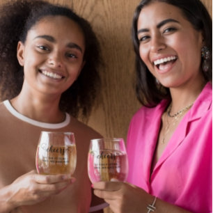 応援ブライド結婚ズイベント ステムなしワイングラス