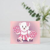 応援ベアポストカード ポストカード (スタンド正面)