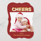 応援ホリデーフォトカード シーズンカード (正面/裏面)