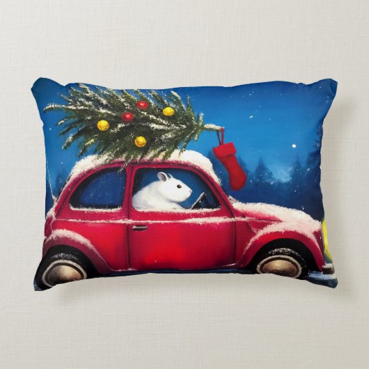 応援ホーム | クリスマスマウスの休日 アクセントクッション (正面)