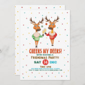 応援マイディーズトナディアフェンリデンマスクリスマスパーティー 招待状 (正面/裏面)