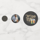 応援マイルストーン誕生日カスタムパーティー紙吹雪 コンフェッティ (裏面)