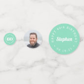 応援マイルストーン誕生日カスタムパーティー コンフェッティ (裏面)