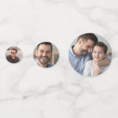 応援マイルストーン誕生日数々の写真 コンフェッティ (裏面)