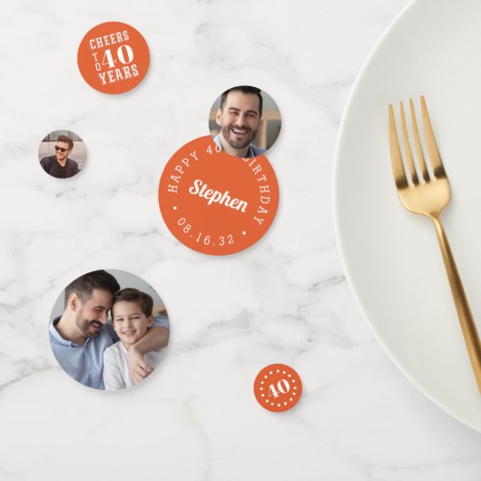 応援マイルストーン誕生日数々の写真 コンフェッティ (グループ)