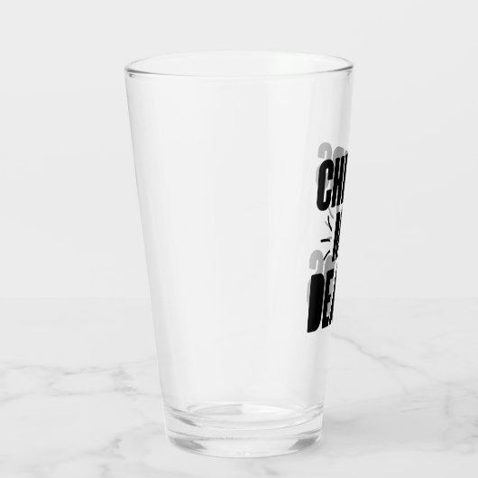 応援マイ親愛ハンドドロータイポグラフィデザイン タンブラーグラス (右)