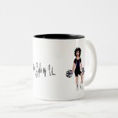 応援マグブラックパープル ツートーンマグカップ (正面右)