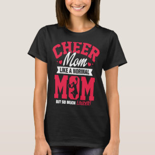 応援ママは普通のママのようだが、非常に大きい Tシャツ