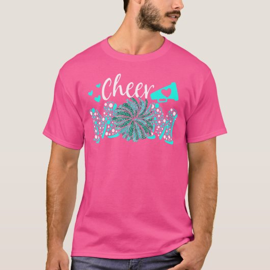 応援マママママ親チアリーティングママ Tシャツ (正面)
